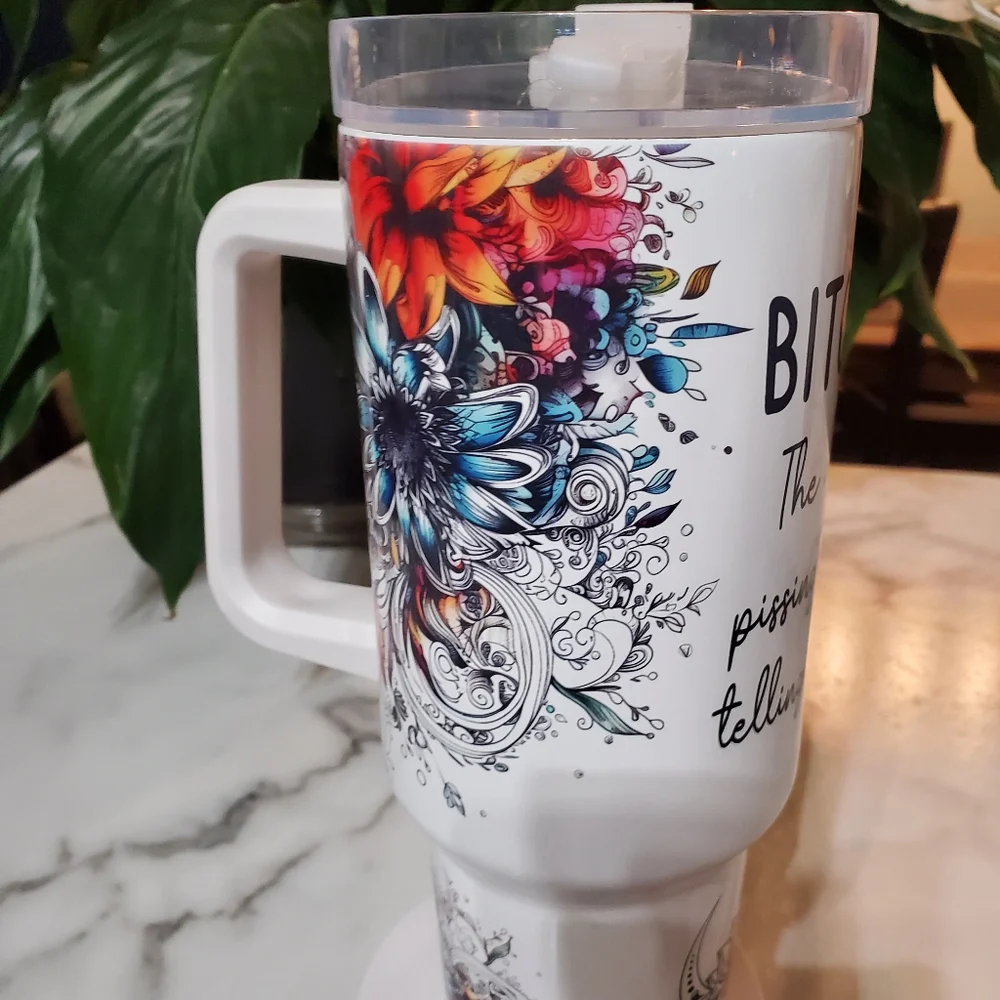 B*TCHCRAFT 40oz Traveler Tumbler 💜sale